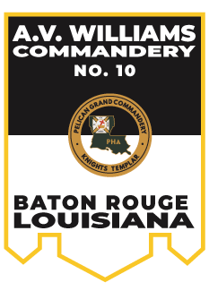 AV Willaims Commandery No. 10 Banner